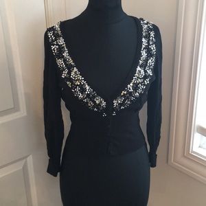 Guess black cardigan